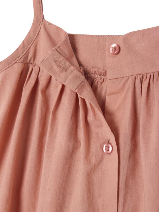 Actual product image Vertbaudet Baby Trägerkleid aus besticktem Voile (80)