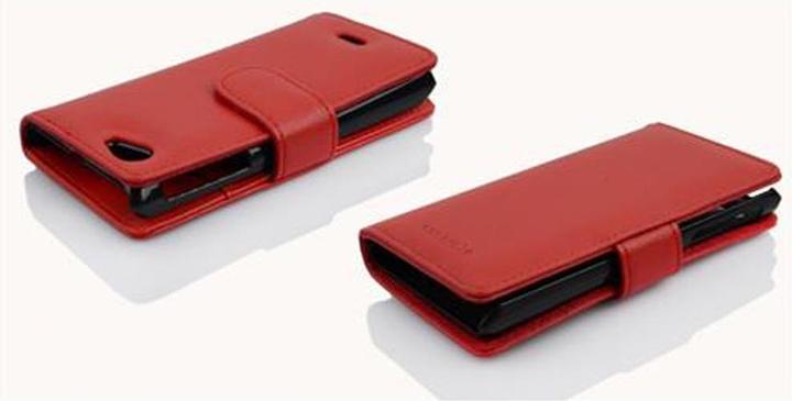 Actual product image Cadorabo Book with structure cover (Sony Xperia J)