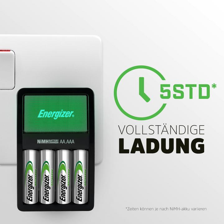 Image du produit Energizer Recharge Maxi (4 pcs, AA, 2000 mAh, Piles rechargeables + chargeur)