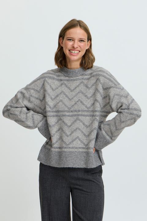 Actual product image B.young BYOMEA GEOMETRIC JUMPER 20815659 (L)