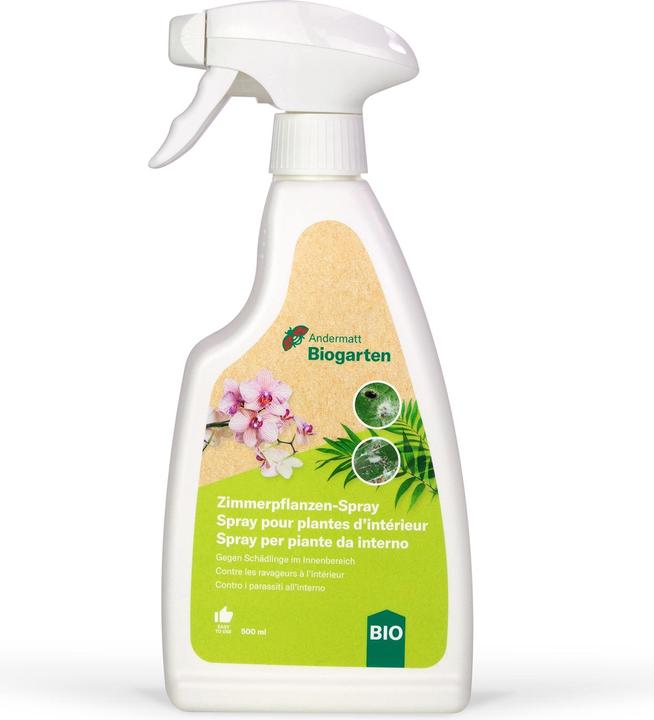 Andermatt Biogarten Zimmerpflanzen-Spray (Spinnmilben, Weissen Fliegen, Zikaden und Blattwanzen, Wollläuse, Schildläuse, Blattläuse)