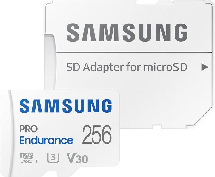 Immagine prodotto Samsung PRO Endurance (256 GB, microSDXC, U3, UHS-I)
