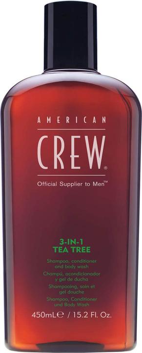 American Crew Crew Classic 3In1 Tea Tree (450 ml, Liquid shampoo)