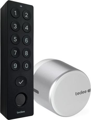 Produktbild Tedee Go 2 mit Keypad Pro (Elektronische Zahlenkombination, Smartphone, Fingerabdruck)