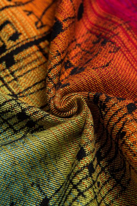 Image du produit Lennylamb Ringsling - Symphony Rainbow Dark (1.80 m)