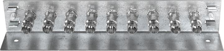 Actual product image Axing QEW 9-12 Grounding bracket, 9-way (Antenna cable)