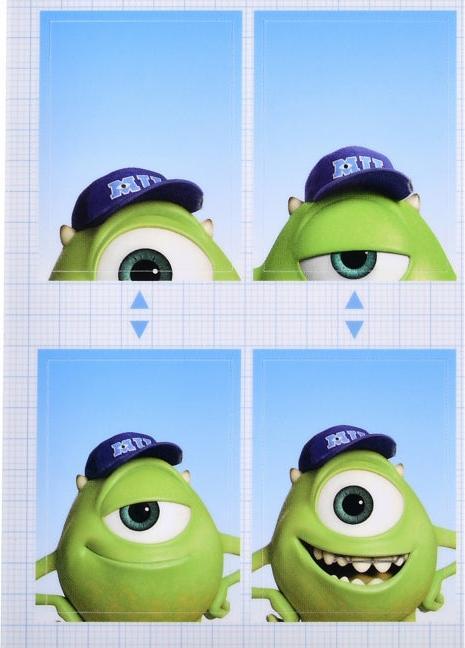 Actual product image Disney Mike Fotoaufkleber Sticker Collection
