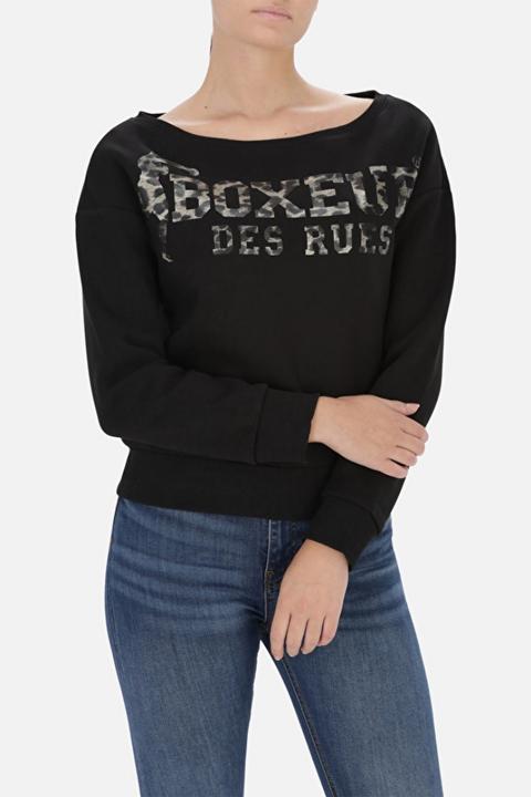 Boxeur des Rues Brushed Sweatshirt Boat Neck (L)