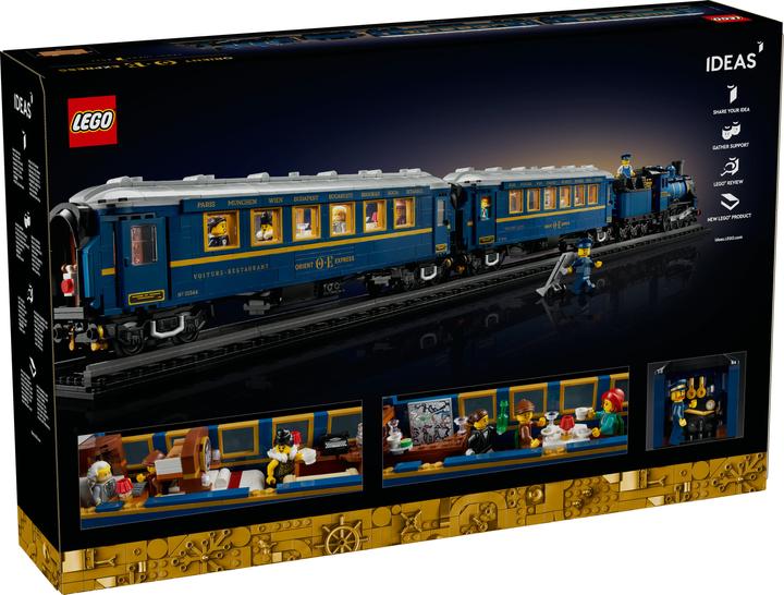 Actual product image LEGO 21344 The Orient Express (21344, LEGO Ideas, LEGO Rare Sets)