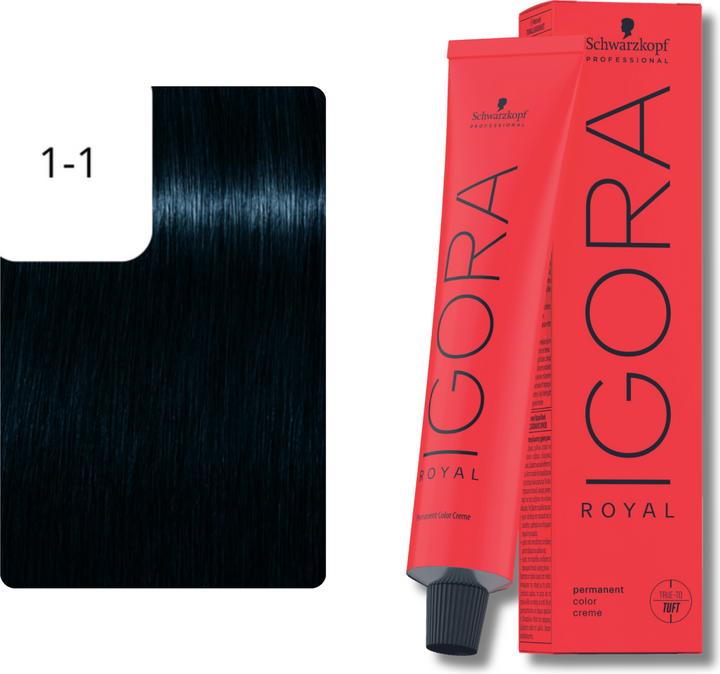 Actual product image Schwarzkopf Professional Igora Royal (1-1 Blue-black)