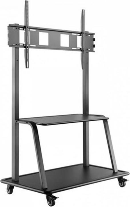 Produktbild V7 TVCART3, 152,4 cm (60 Zoll), 2,67 m (105 Zoll), 200 x 200 mm, 1000 x 600 mm, Stahl, Schwarz (105", 150 kg)