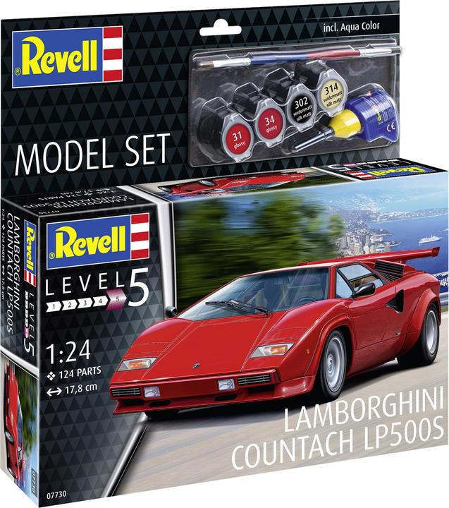Actual product image Revell Model Set Lamborghini Countach LP500S