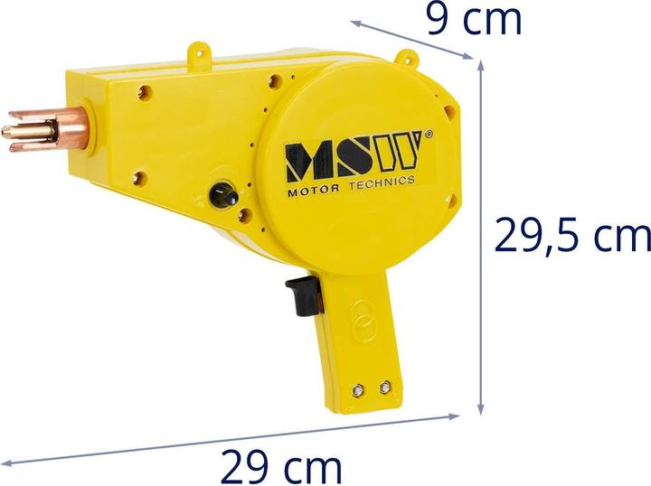 Produktbild MSW Mobiler Ausbeulspotter Punktschweissgerät Komplettset 1500 A 2000 W 230 V Zubehör
