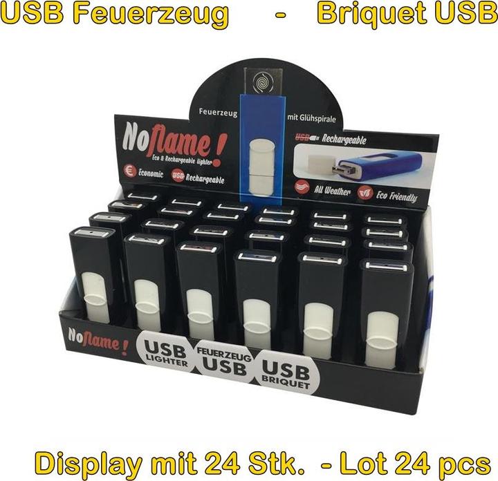 Actual product image Unilite Electronic USB lighter, 24 pcs.