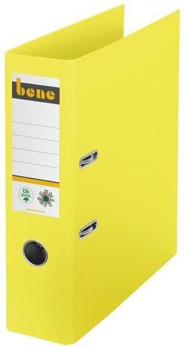 Produktbild Bene No.1 Ordner gelb stabile Pappe 8,0 cm DIN A4 (A4, 80 mm, 1 Stück)