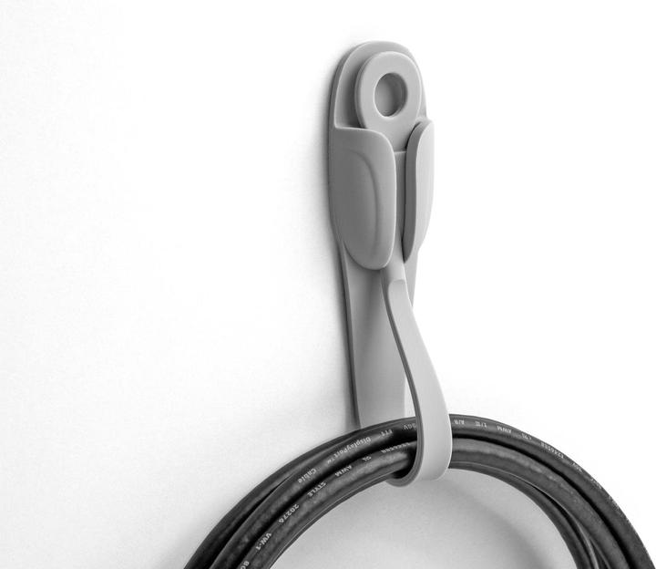 Actual product image Delock Cable holder with loop self-adhesive set 3 pieces