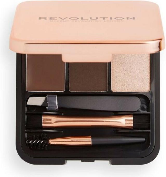 Image du produit Makeup Revolution Kit de sculpture de sourcils (Dark Brown)