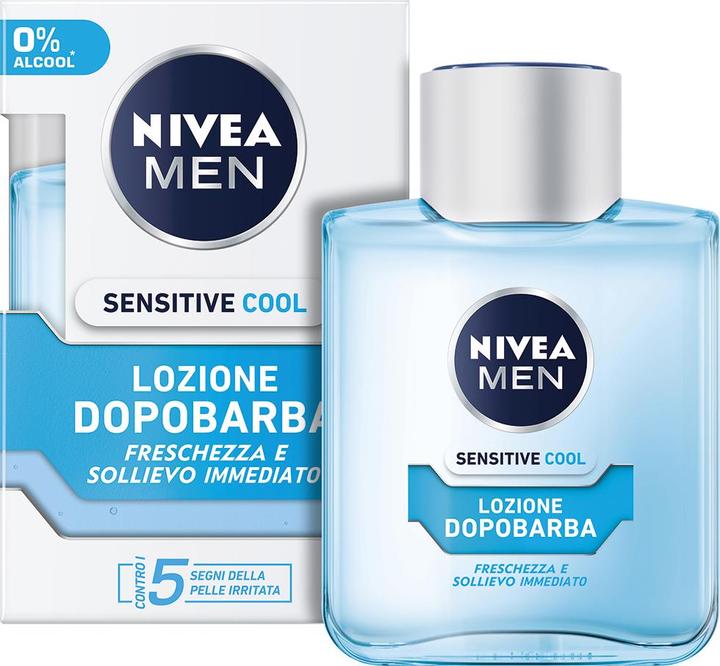 NIVEA MEN After Shave Cooling Sensitive 100 ml (Aftershave Sprühpumpe, 100 ml)