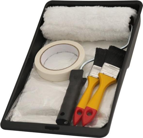 Okko Tray+2brush+Tape+Roller+Drop Cloth Set