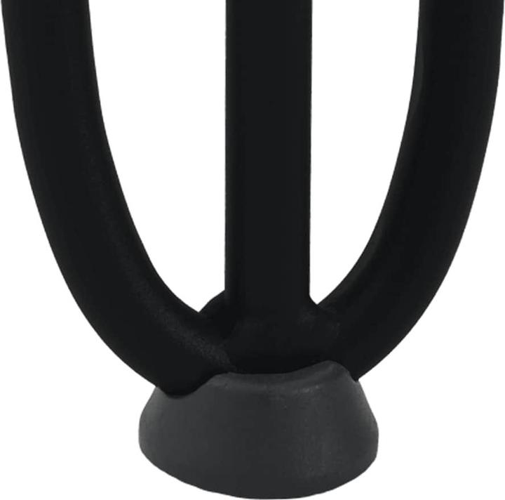 Actual product image VidaXL Hairpin legs 4 pcs. black 10 cm solid steel Hairpin table leg