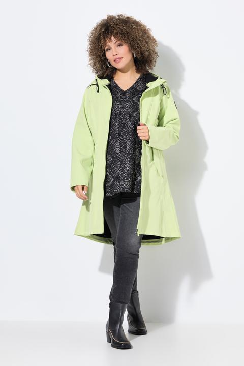 Produktbild Ulla Popken HYPRAR Softshelljacke, wasserabweisend, 2-Wege-Zipper (46, 48)