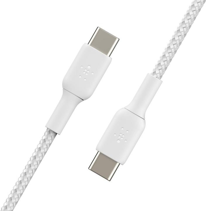 Productafbeelding Belkin USB-C naar USB-C gevlochten PVC 2m Twin Pack (2 m, USB 2.0, 60 W)