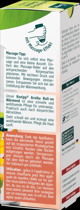 Nährwerte und Zutaten Kneipp Arnika Roll-on Wärmend (50 ml)