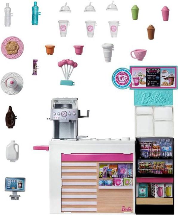 Produktbild Barbie Naschcafé Spielset und Puppe