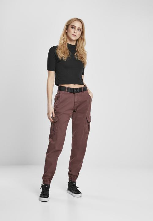 Produktbild Urban Classics Ladies High Waist Cargo Pants (26)