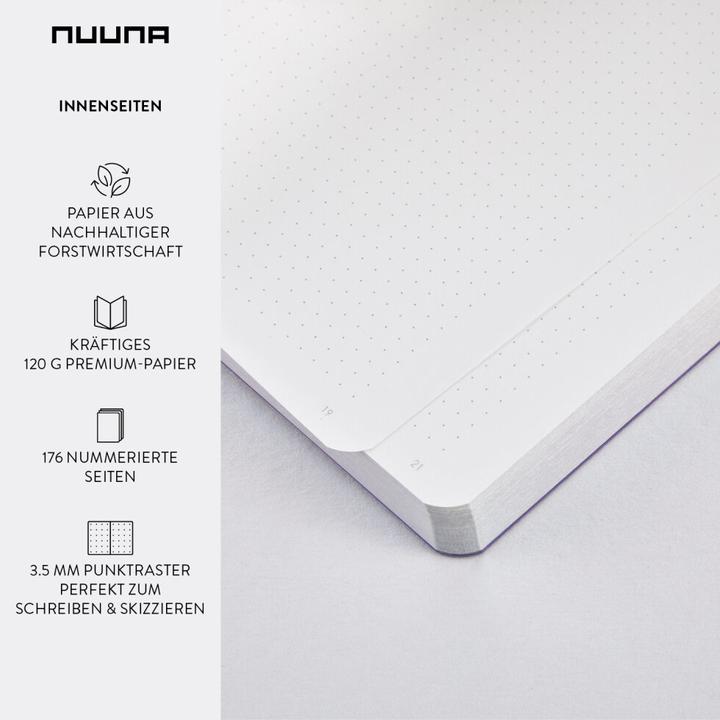 Actual product image Nuuna Notebook (13.5 x 20.3 cm, Dotted, Hardcover)
