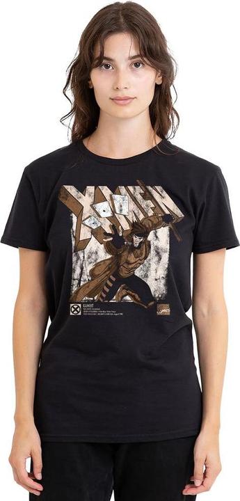 Actual product image Unisex Adult X-Men Gambit Infographic T-Shirt (L)