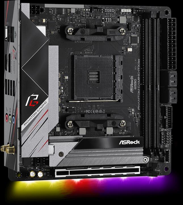 Produktbild AsRock B550 Phantom Gaming ITX (AM4, AMD B550, Mini-ITX)