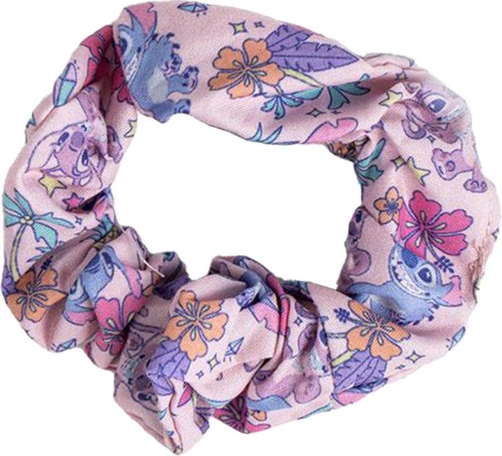 Produktbild Disney Stitch Hair Scrunchies for Girls and Women, Non-Slip and Soft Ponytail Holder - 3 Scrunchies (Haargummi)