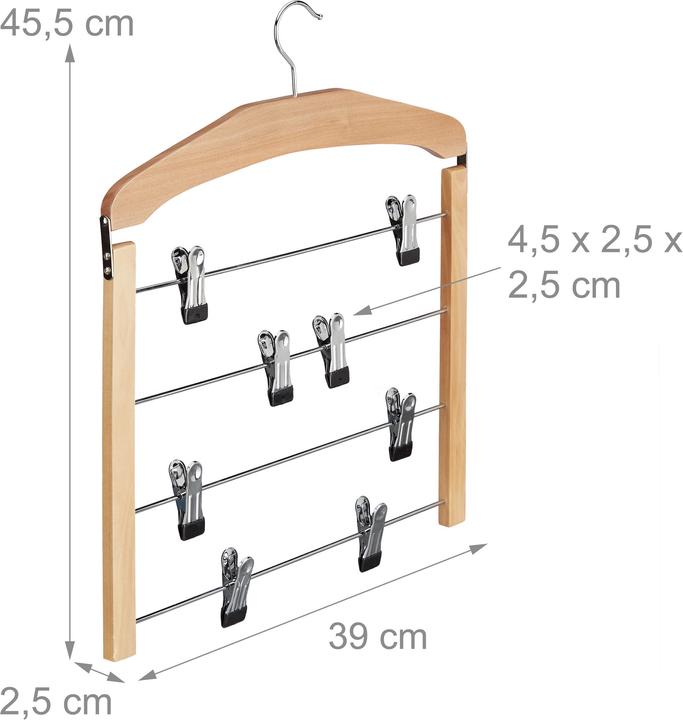 Actual product image Relaxdays Multi Skirt Hanger (1 x)