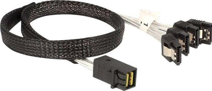 Actual product image Delock Dellock SAS cable: SFF-8643- 4xSATA, 0.5m