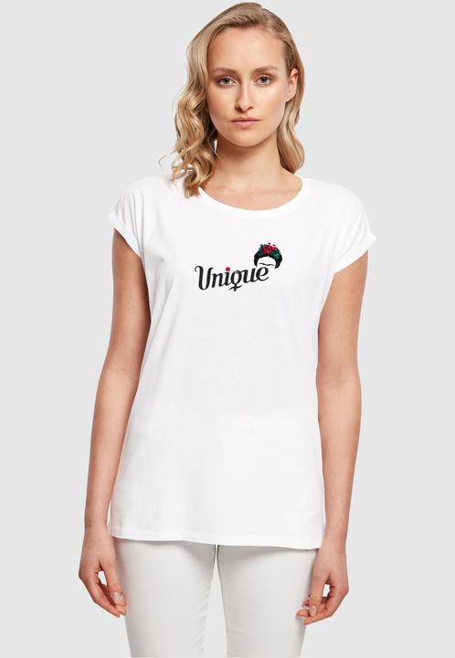 Actual product image Merchcode Ladies Frida Kahlo - Unique Extended Shoulder Tee - 117223 (L)