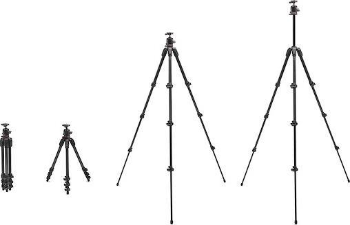 Actual product image Manfrotto 055XPRO AS carbon tripod w/BH
