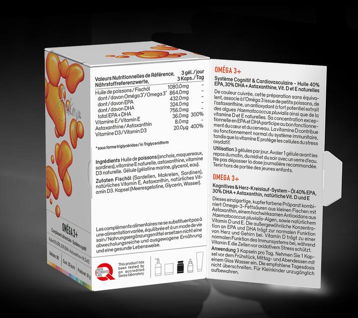Actual product image Sekoya Omega 3+ | DHA & EPA (90 Piece, Capsules)