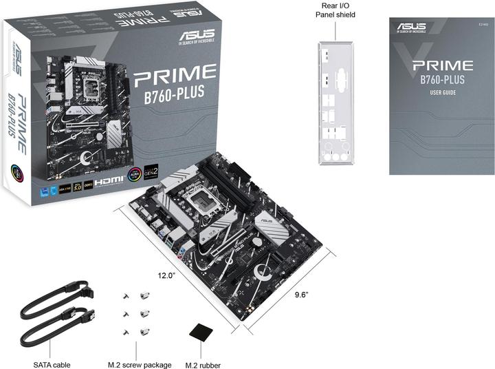 Image du produit ASUS Prime B760-PLUS (LGA 1700, Intel B760, ATX)