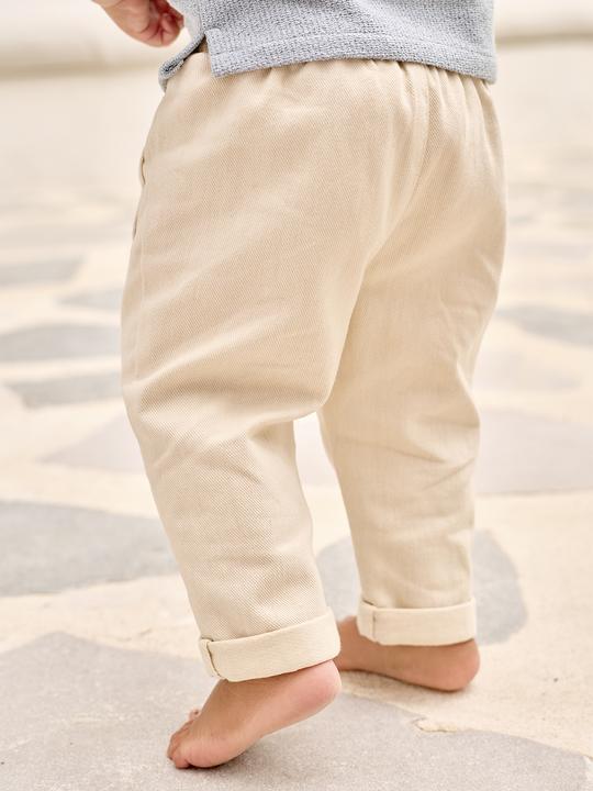 Actual product image Vertbaudet Baby Hose mit Dehnbund und Zierknöpfen (80)