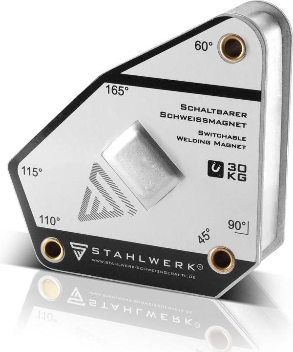 Produktbild Stahlwerk Magnet-Schweisswinkel schaltbar 45° - 165° 30 kg / 66 lbs