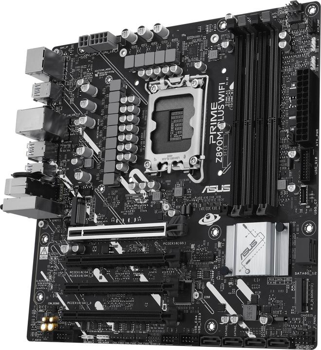 Actual product image ASUS PRIME Z890M-PLUS WIFI (LGA 1851, Intel Z890, mATX)