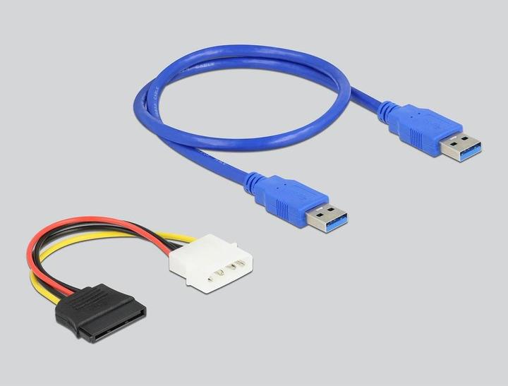 Produktbild Delock Riser Karte PCI Express x1 zu 2 x PCI 32 Bit Slot mit 60 cm Kabel