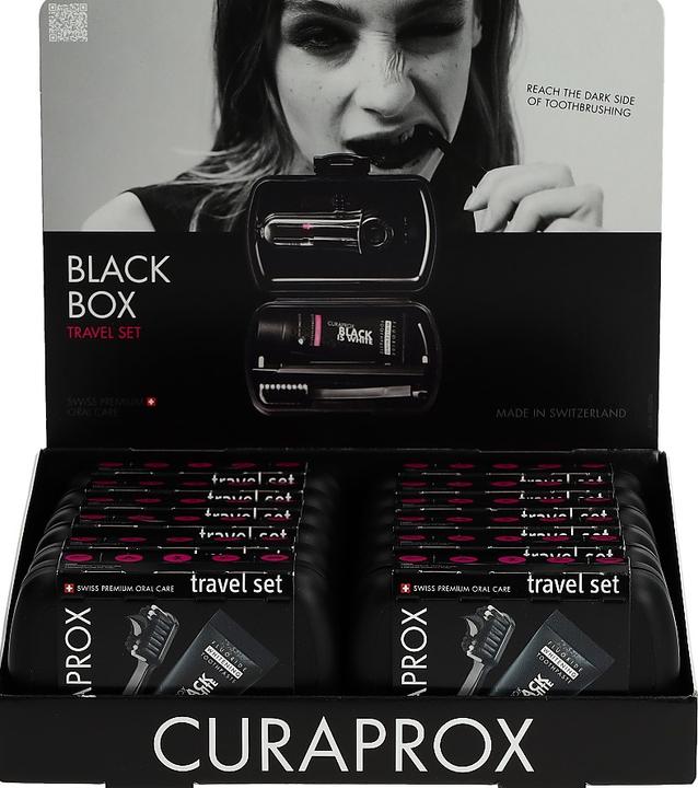 Immagine prodotto Curaprox Set da viaggio per espositori Nero e Bianco 12 pezzi (12 x)