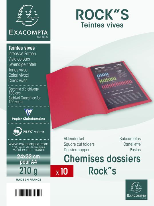 Produktbild Exacompta Sammelmappen - Aktendeckel (A4, 10 x)