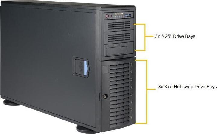 Produktbild Supermicro 7049A-T: 2x Xeon Scalable