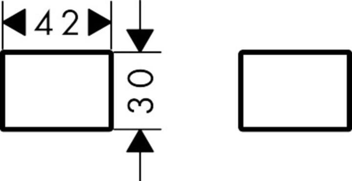 Image du produit Axor Couvercle UNIVERSAL pour rampe chromé
