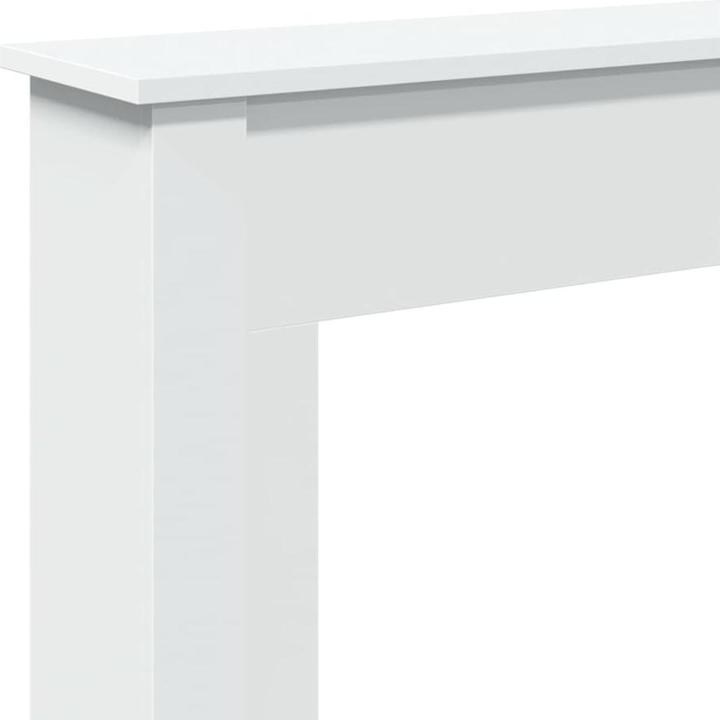 Produktbild VidaXL Kaminumrandung Kaminkonsole Dekokamin Kaminsims Kaminattrappe Weiss