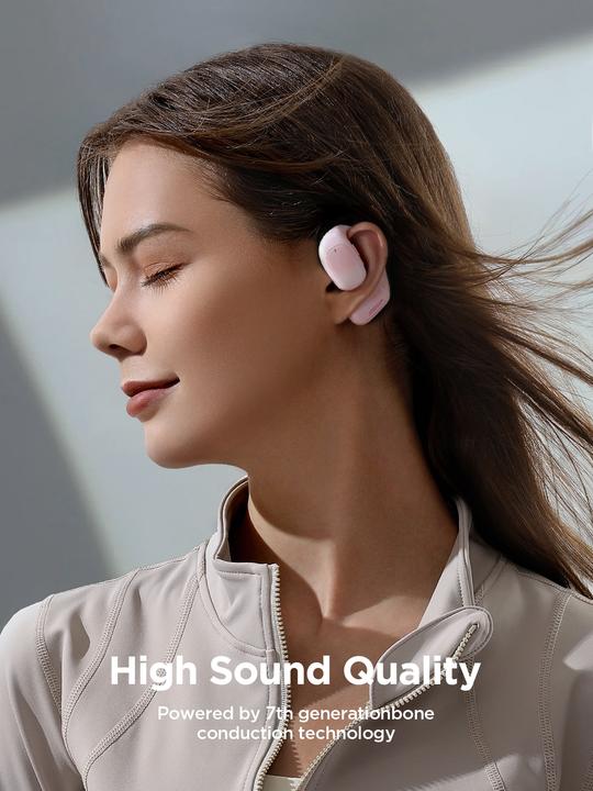 Actual product image Joyroom Openfree JR-OE1 wireless on-ear headphones - pink (18 h, Wireless)