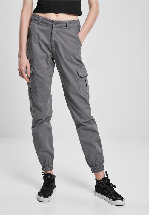 Actual product image Urban Classics Ladies High Waist Cargo Pants (30)